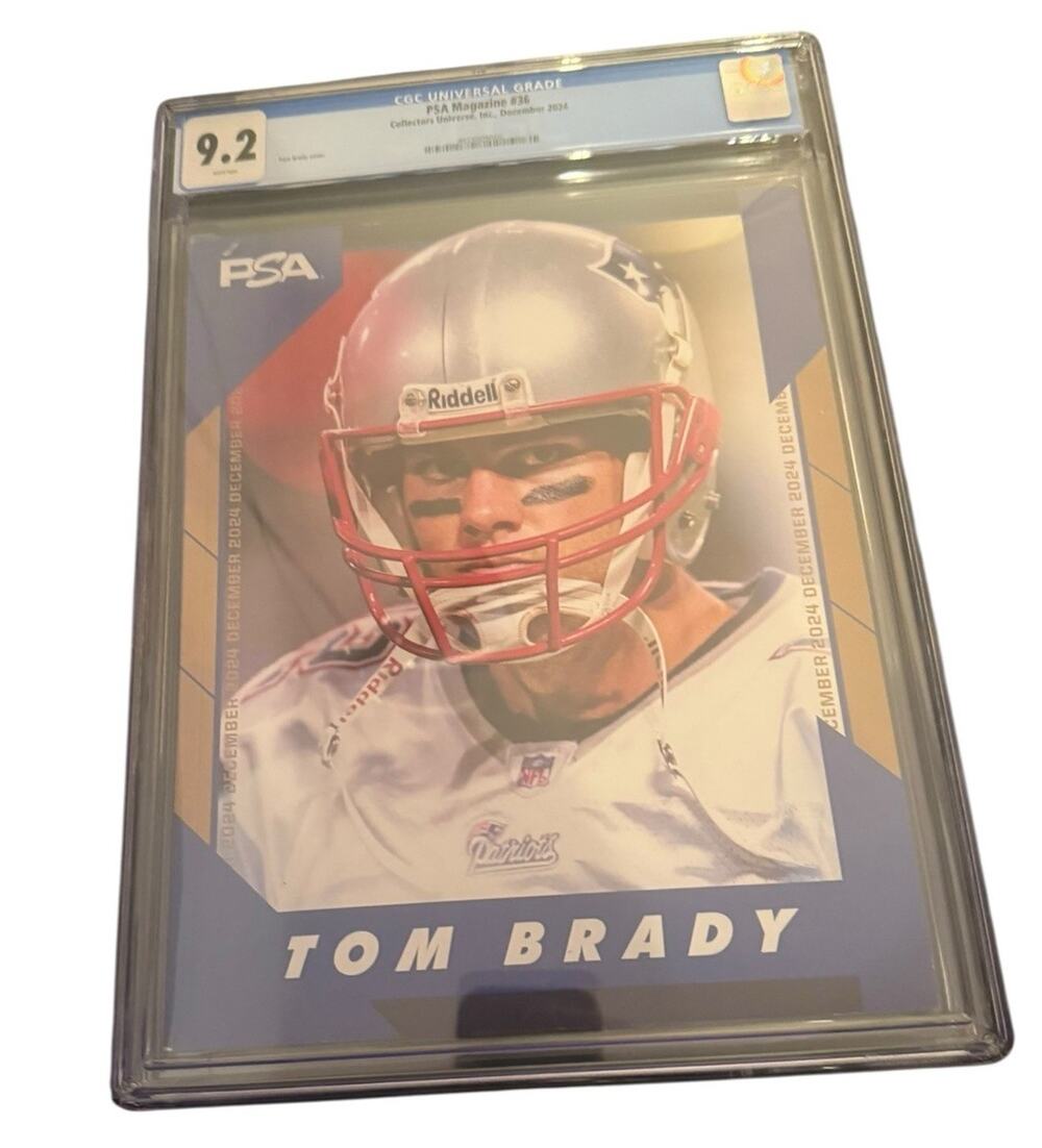 PSA Magazine #36 Tom Brady Cover Collectors Universe December 2024 CGC 9.2
